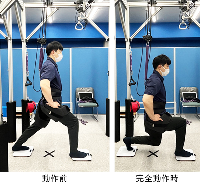 男性ランジ写真