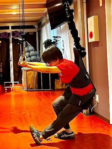 ハムストリングスのストレッチ