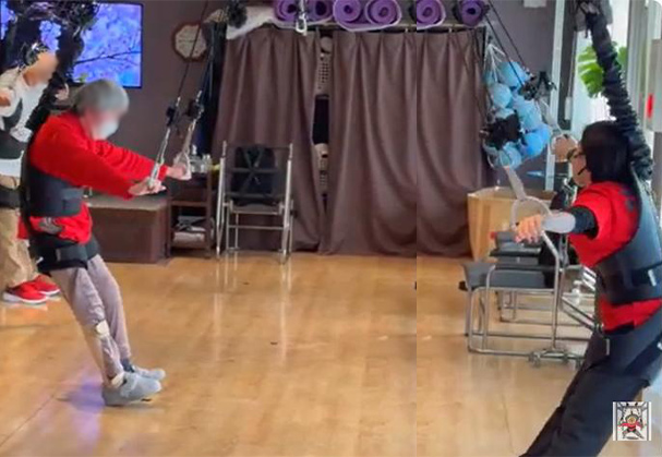 装着＆ウォーミングアップ02